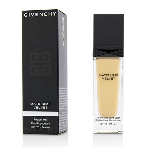 givenchy matissime velvet radiant mattifying fluid foundation spf 20 ingredients|Givenchy Matissime Velvet Radiant Matte Fluid Foundation SPF 20.